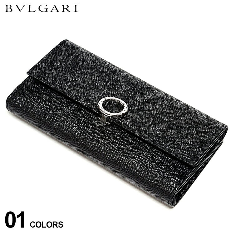 ブルガリ 長財布（男性向け） ブルガリ メンズ 財布 BVLGARI レザー ロゴ 刻印 リング フラップ 長財布 ブランド レザー ロングウォレット 本革 小銭入れ BLG30416 2024_vt sale_5_b