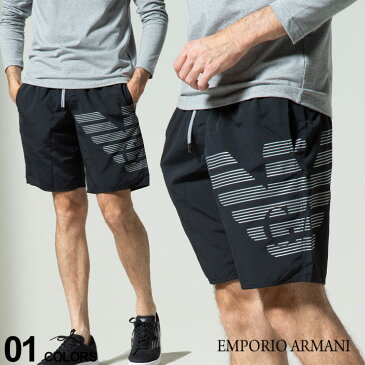 エンポリオアルマーニ メンズ EMPORIO ARMANI ショートパンツ ロゴ プリント メッシュインナー スイムウェア ブランド ボトムス スイムショーツ 水着 EA2117531P427
