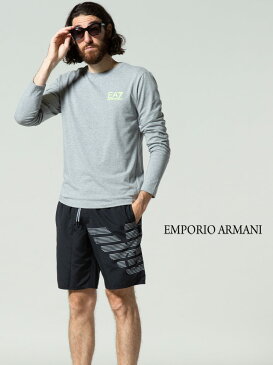 エンポリオアルマーニ メンズ EMPORIO ARMANI ショートパンツ ロゴ プリント メッシュインナー スイムウェア ブランド ボトムス スイムショーツ 水着 EA2117531P427