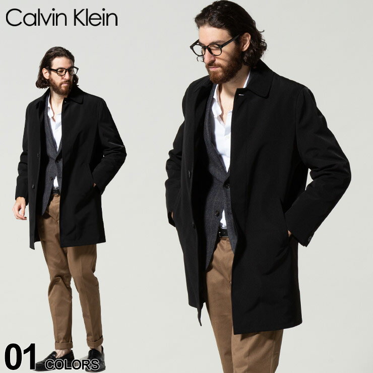 カルバンクライン メンズ Calvin Klein CK 2WAY ライナー ナイロン ステンカラー コート ブランド アウター ビジネス 黒 CKPARK SALE_2_b