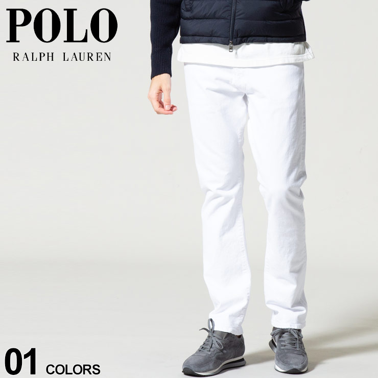 ポロラルフローレン メンズ POLO RALPH LAUREN ストレッチ ジップフライ ホワイト ジーンズ VARICK ブランド ボトムス パンツ デニム RL710726968 SALE_3_a SALE_3_a