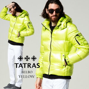 【クーポン利用で8000円OFF】 タトラス メンズ TATRAS ナイロン ダウンジャケット BELBO ベルボ LIME/39 ブランド ブルゾン フード パーカー TRMTAT21A4562 2021AW SALE_2_a