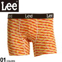 【最大20,000円OFFクーポン配布】大きいサイズ メンズ Lee (リー) 斜めストライプ ロゴ 前閉じ ボクサーパンツ ボクサー パンツ 前閉じ 総柄 ア...