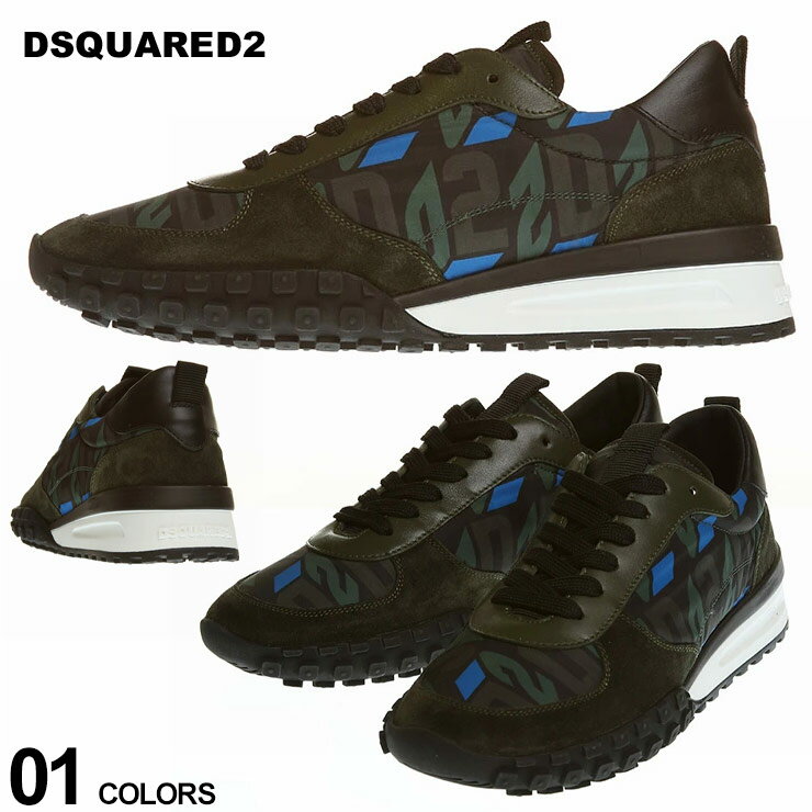 ディースクエアード DSQUARED2 ロゴ 総柄 ローカット スニーカー Legend ブランド メンズ 靴 D2SNM0198213043