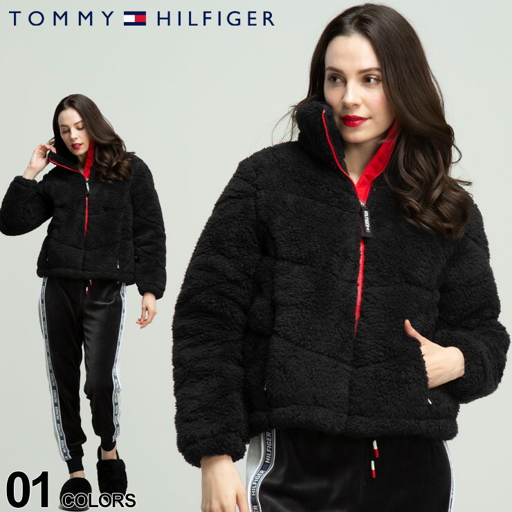 クーポン利用でさらに1000円OFF トミーヒルフィガー レディースTOMMY HILFIGER スタンド フルジップ ボアジャケットブランド レディース アウター ジャケット ブルゾン ボア TMLTP14941J