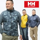 ヘリーハンセン ブルゾン メンズ 大きいサイズ メンズ HELLY HANSEN (ヘリーハンセン) 切り替え フルジップ スタンド 中綿 ジャケット LIFALOFT HYBRID JACKET ジャケット ブルゾン 裏フリース 秋 冬 防寒 スポーツ アウトドア 65605D22