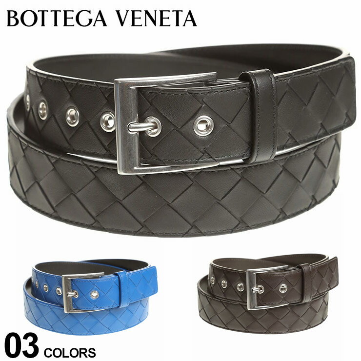 ボッテガヴェネタ ベルト（メンズ） クーポン利用でさらに1000円OFF ボッテガヴェネタ ベルト BOTTEGA VENETA イントレチャート レザー ベルトブランド メンズ 男性 レザー ベルト カジュアルベルト BV580673VO0BG