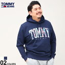 傫TCY Y TOMMY JEANS (g~[W[Y)  ShJ vI[o[ XEFbg p[J[ REG TARTAN TOMMY HOODIE p[J[ vp[J[ t[h DM0DM15696D22