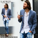 ラルフ ローレン テーラードジャケット メンズ 【50サイズ限定】ローレン ラルフ ローレン 麻 ジャケット メンズ Lauren Ralph Lauren ブランド ビジネス 春 秋 ミニチェック シングル 2ツ釦 ULTRA FLEX 春アウター サマージャケット アウター テーラード 大きいサイズ RLLTOB2FA0546