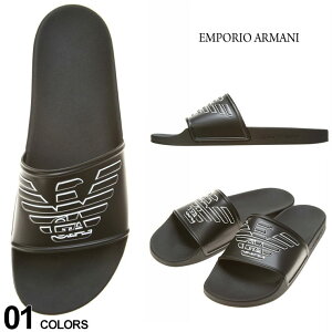 エンポリオ アルマーニ メンズ サンダル EMPORIO ARMANI EA7 ロゴマーク スライドサンダル ブランド メンズ 男性 シューズ 靴 サンダル シャワーサンダル EAXVPS01XN129
