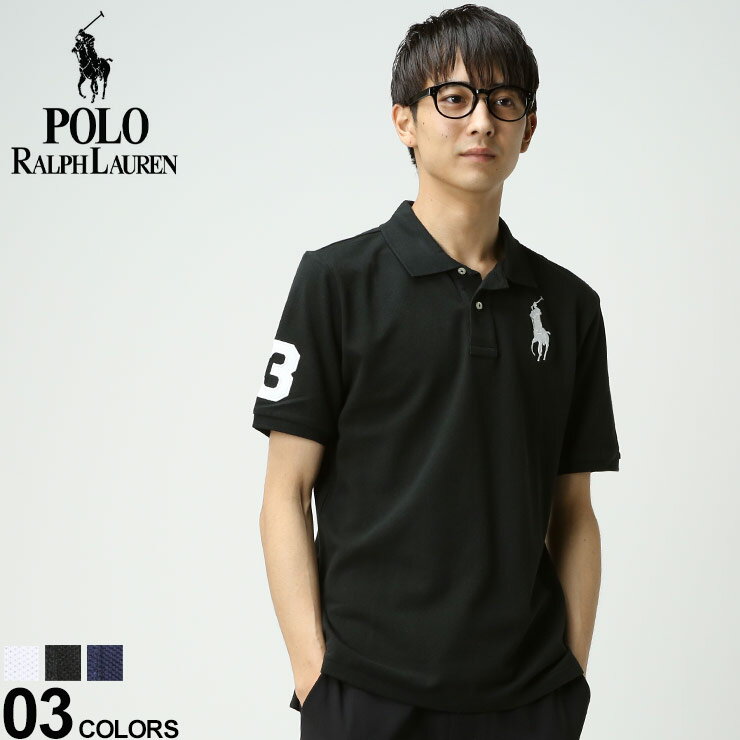 ラルフローレン ポロシャツ POLO RALPH LAUREN ポロ 鹿の子 BIGポニー 刺繍 半袖 ポロシャツ ボーイズサイズメンズ 男性 トップス シャツ ポロシャツ ポロ 半袖 春 夏 父の日 プレゼント 323670257