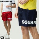 ディースクエアード メンズ ショートパンツ DSQUARED2 水陸両用 裾BIGロゴ ショートパンツブランド メンズ 男性 ボトムス スイムパンツ ショーツ D2D7N5M406 SALE_3_a