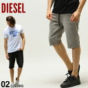 ディーゼル ディーゼル メンズ ショートパンツ DIESEL ウエストコード JOGGJEANS D-KROOSHORT ブランド 男性 ボトムス パンツ ショーツ ハーフパンツ シンプル 春 夏 黒 グレー 大きいサイズ DS00STMV0670M SALE_3_a