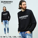 バーバリー トップス メンズ 【ラスト1点2XL】 バーバリー メンズ セーター BURBERRY ブランド トップス ニット プルオーバー ロゴインターシャ ロゴ フロントロゴ ウールブレンド ウール BB8054896 2024_vt