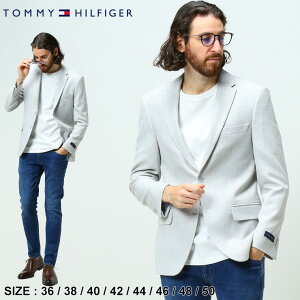 トミーヒルフィガー メンズ ジャケット TOMMY HILFIGER ブランド アウター テーラード ストレッチ シングル シンプル 大人 ビジネス 仕事 グレー 灰色 サマージャケット 大きいサイズ TMCONRADAKB SALE_2_c