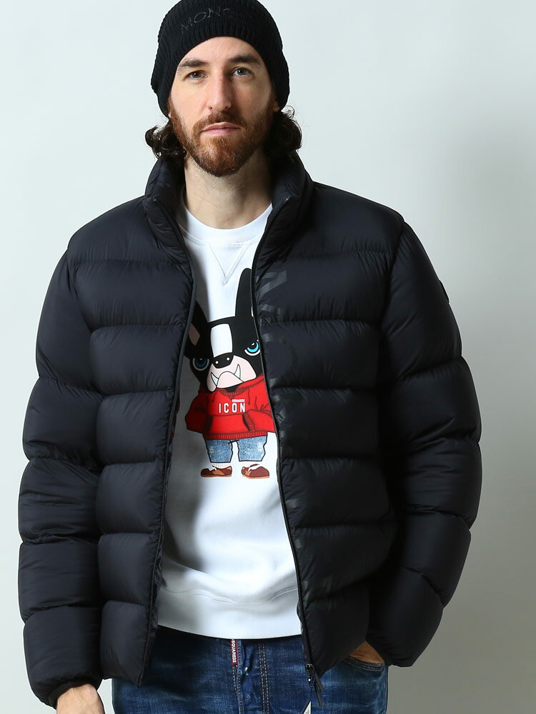 モンクレール メンズ ダウン MONCLER ブランド ダウンジャケット アウター ジャケット ブルゾン ロゴ フード収納 ジップ ワッペン Dieng ロングセゾン素材 軽量 軽い レギュラーフィット 黒 クロ ブラック 大きいサイズ MCDIENG2