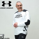 大きいサイズ メンズ UNDER ARMOUR (アンダーアーマー) FITTED ロゴプリント クルーネック プルオーバー Per KNIT HYBRID CREW プルオーバー スポーツ ニット 1375915