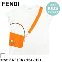 フェンディ キッズ Tシャツ 半袖 FENDI ブランド 子供服 トップス カットソー シャツ ボディバッグ プリント 丸首 子ども 男の子 女の子 レディース コットン 綿100％ FDKJFI242 SALE_9_a