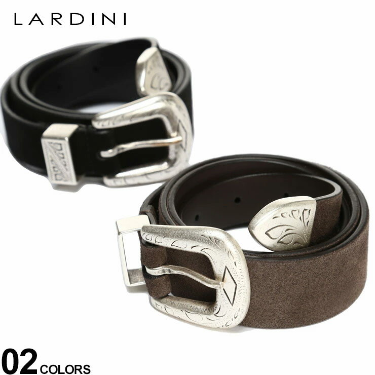 ラルディーニ メンズ ベルト LARDINI ブランド フォーマルベルト スエード レザー バックル ピン式 大きいサイズ LDCNT11459061 SALE_6_a