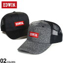 エドウイン 大きいサイズ メンズ EDWIN (エドウィン) ストレッチフィット メッシュ切り替え キャップ 帽子 ベースボールキャップ DS1306