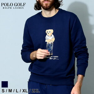 ポロ ラルフ ローレン メンズ トレーナー?RLX Ralph Lauren ポロゴルフ ポロベア アール エル エックス ラルフ ローレン ブランド スウェット トップス プルオーバー 裏起毛 ベア 長袖 ゴルフ スポーツ 大きいサイズ RL710875153 SALE_1_e