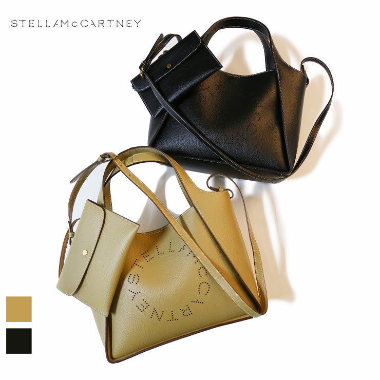 ステラマッカートニー　マザーズバッグ STELLA MCCARTNEY (ステラマッカートニー) 2WAY パンチングロゴ トートバッグブランド レディース バッグ 鞄 トート ショルダーバッグ SML513860WP0057 SALE_5_a