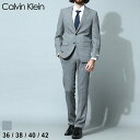 カルバン・クライン スーツ カルバンクライン メンズ スーツ Calvin Klein ブランド ジャケット スラックス 背広 千鳥柄 シングル SLIMFIT スリムフィット ビジネス フォーマル 大きいサイズ CKMABRY5UZ0629 SALE_2_d