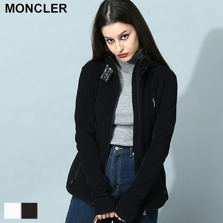 モンクレール グルノーブル レディース ブルゾン MONCLER GRENOBLE ブランド フリース パーカー アウター ジャケット ロゴ スポーツ 白 黒 MCGNL8G00023800 SALE_8_a