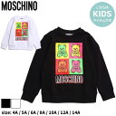 楽天ゼンオンライン楽天市場店モスキーノ キッズ トレーナー MOSCHINO ブランド 子供服 ロンT 長袖 スウェットシャツ トップス テディベア ロゴ クルーネック プルオーバー 大人 レディース MHKHUF066LDA38 SALE_9_a