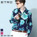 エトロ ETRO シャツ メンズ カジュアルシャツ 綿100％ 花柄 長袖 総柄 ブランド トップス 長袖シャツ 大きいサイズあり ET231U129084744 SALE_1_c