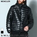 モンクレール MONCLER ダウンジャケット Lauzet ローゼ ハーフロゴ リップストップ ショート ブランド メンズ 白 シロ 黒 クロ レギュラーフィット 大きいサイズあり MCLAUZET3