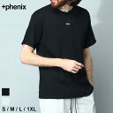 プラスフェニックス +phenix Tシャツ メンズ 半袖 カットソー ワッフルTシャツ クルーネック 白 シロ 黒 クロ インナー 体温調整 ブランド トップス シャツ 大きいサイズあり PXPOT23002 SALE_1_a