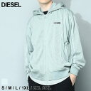 ディーゼル ディーゼル DIESEL パーカー ブルゾン フーディー ジャケット アウター S-Relax メッシュ切り替え フルジップ ブランド メンズ 大きいサイズあり DSA083670HGAU SALE_2_a