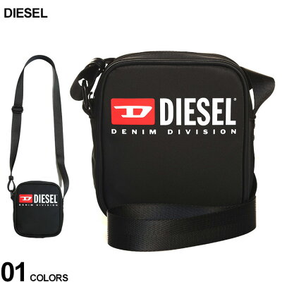 ディーゼル DIESEL バッグ ショルダーバッグ ミニバッグ メンズ ロゴ プリント クロ 黒 ブランド 鞄 ショルダー レディース DSX09553P5480