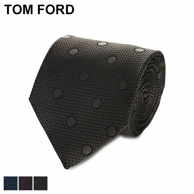 トムフォード TOM FORD ネクタイ シルク100％ ドット ピンク 茶色 青 ブランド メンズ ビジネス タイ シルク ギフト プレゼント 父の日 TFSTE001SPP13 2024_vt