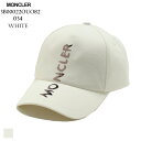 モンクレール MONCLER キャップ 帽子 レディース ロゴ コットン シロ 白 ブランド ベースボールキャップ 調節可能 MCL3B00022OUO82 SALE_6_b