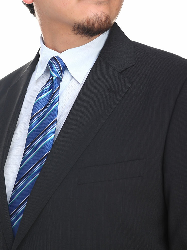 大きいサイズ メンズ B＆T CLUB (ビーアンドティークラブ) ビジ軽 ウォッシャブル ウエストアジャスター シングル ツーパンツ スーツ【アジャスター片側±3cm（両側合計±6cm）調整可能 軽量 KB体 KBE体 3L 4L 5L 6L 7L 8L】 スーツ 2本パンツ 洗える 軽量 5123177T