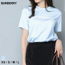 バーバリー Tシャツ レディース BURBERRY カットソー 半袖 ロゴ プリント コットン ブランド トップス シャツ レギュラーフィット 大きいサイズあり BBL8063581 SALE_8_a SALE_8_a