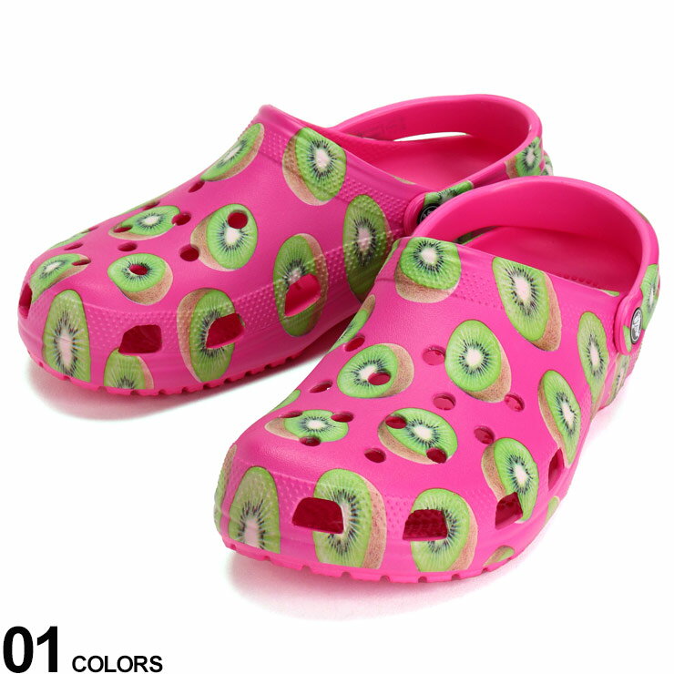 大きいサイズ メンズ crocs (クロックス) キウイフルーツ クロックス CLASSIC HYPER REAL CLOG スリッポン サンダル 208343