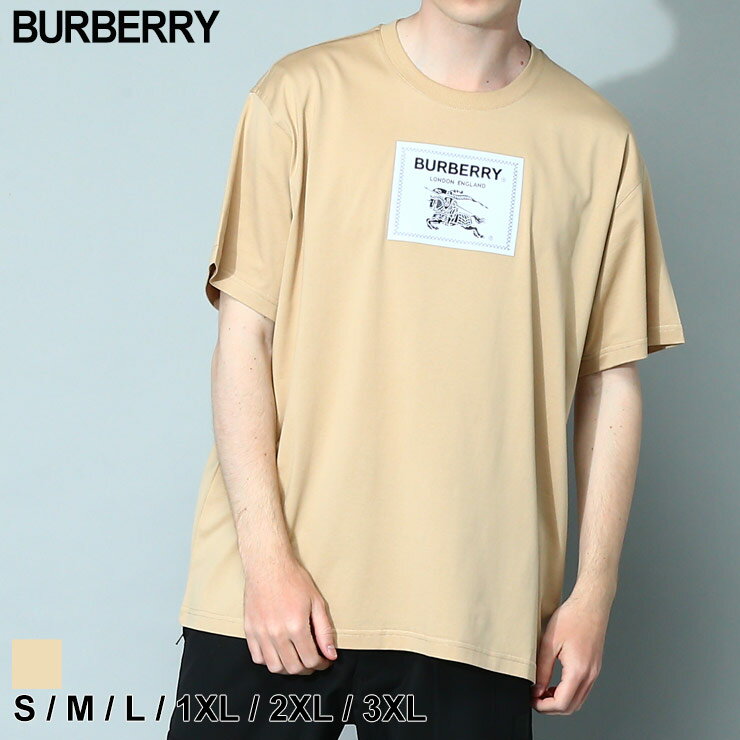 バーバリー Tシャツ メンズ BURBERRY ロゴ カットソー プローサムラベル コットン オーバーサイズ ブランド トップス 半袖 シャツ 大きいサイズあり BB8068500 sale_1_a