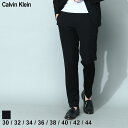 カルバンクライン Calvin Klein CK スラックス パンツ ボトムス 無地 ノータック ストレッチ SLIMFIT ブランド メンズ フォーマル セットアップ対応 クロ 黒 大きいサイズあり CKJUDYJ3Z SALE_3_a