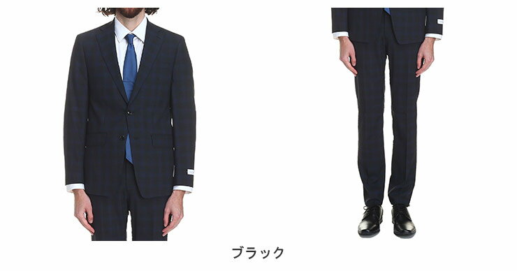 カルバンクライン Calvin Klein CK スーツ セットアップ ジャケット スラックス 上下セット セット ストレッチ チェック シングル SLIMFIT ブランド メンズ ビジネス フォーマル クロ 黒 大きいサイズあり CKMABRY5UZX019