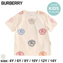 バーバリー BURBERRY Tシャツ シャツ トップス 半袖 コットン ブランド キッズ 子供服 EKDプリント ギフト レディース 4Y 6Y 8Y 10Y 12Y 14Y BBK8064525 SALE_9_a