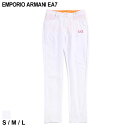 アルマーニ レディース パンツ EMPORIO ARMANI EA7 エンポリオ アルマーニ ゴルフパンツ ロゴ ノータック 白 シロ ブランド ボトムス ロングパンツ ゴルフウェア スポーツ 大きいサイズあり EA…