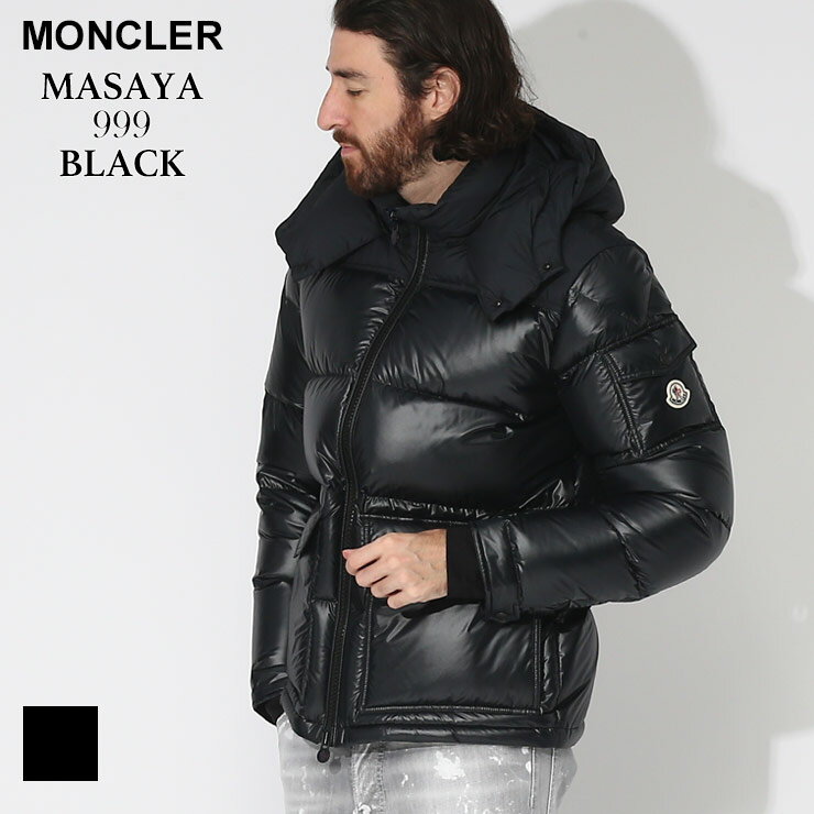 モンクレール ダウンジャケット メンズ MONCLER ダウン アウター ショートダウン MASAYA マサヤ 黒 クロ ブランド ジャケット ブルゾン ルーズフィット 大きいサイズあり MCMASAYA2