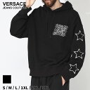 ヴェルサーチェ パーカー VERSACE JEANS COUTURE ベルサーチ メンズ フーディー スウェット 裏起毛 ロゴ プルオーバー クロ 黒 ブランド トップス 長袖 大きいサイズあり VC75GAI3C2F0002 SALE_1_e