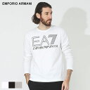 アルマーニ Tシャツ 長袖 メンズ EMPORIO ARMANI EA7 エンポリオアルマーニ ロンT ロゴ プリント 白 シロ 黒 クロ ブランド トップス 大きいサイズあり EA76RPT04PJFFZ SALE_1_b