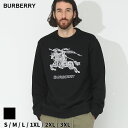 【クーポン利用で最大10,000円OFF】バーバリー トレーナー BURBERRY メンズ スウェットシャツ ロゴ 刺繍 EKD 黒 クロ ブランド トップス ...