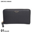 アルマーニ 財布 EMPORIO ARMANI エンポリオアルマーニ レディース 長財布 ディアプリント ラウンドジップ クロ 黒 ブランド ウォレット ジップ EALY3H168YVZ7B SALE_5_b