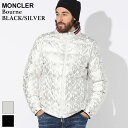 モンクレール ダウンジャケット メンズ MONCLER ダウン ショートダウン 総柄ロゴ モノグラム シルバー クロ 黒 BOURNE ボーン ブランド アウター ジャケット ブルゾン レギュラーフィット 大きいサイズあり MCBOURNE3